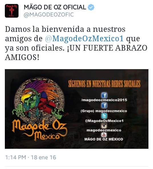 MagodeOzMexico1's tweet photo. GRACIAS TOTALES!!!! https://t.co/cFEpG6uPMw