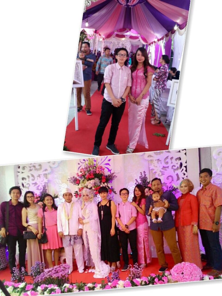 Karna pernikahan adalah tugas terakhir kedua orangtua . Terimakasih ya allah semoga kau selalu melindungi kel kami