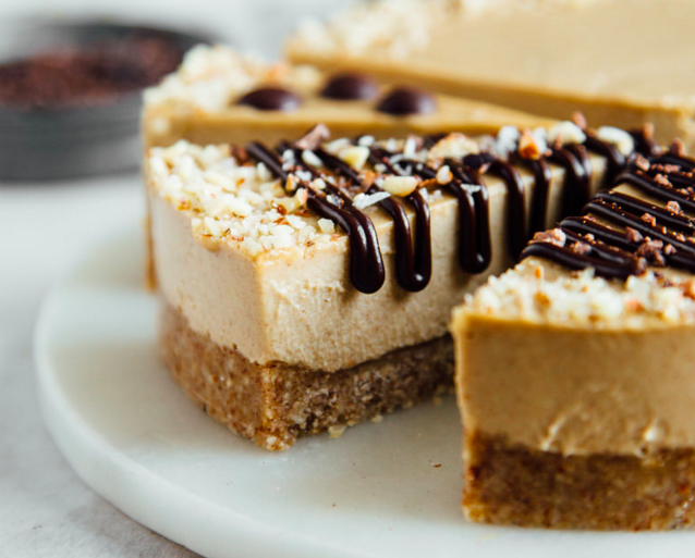 Crunchy Caramel Slice findingvegan.com/almost-raw-cru… by <a href="/ohladycakes/">Ashlae W.</a> #vegan