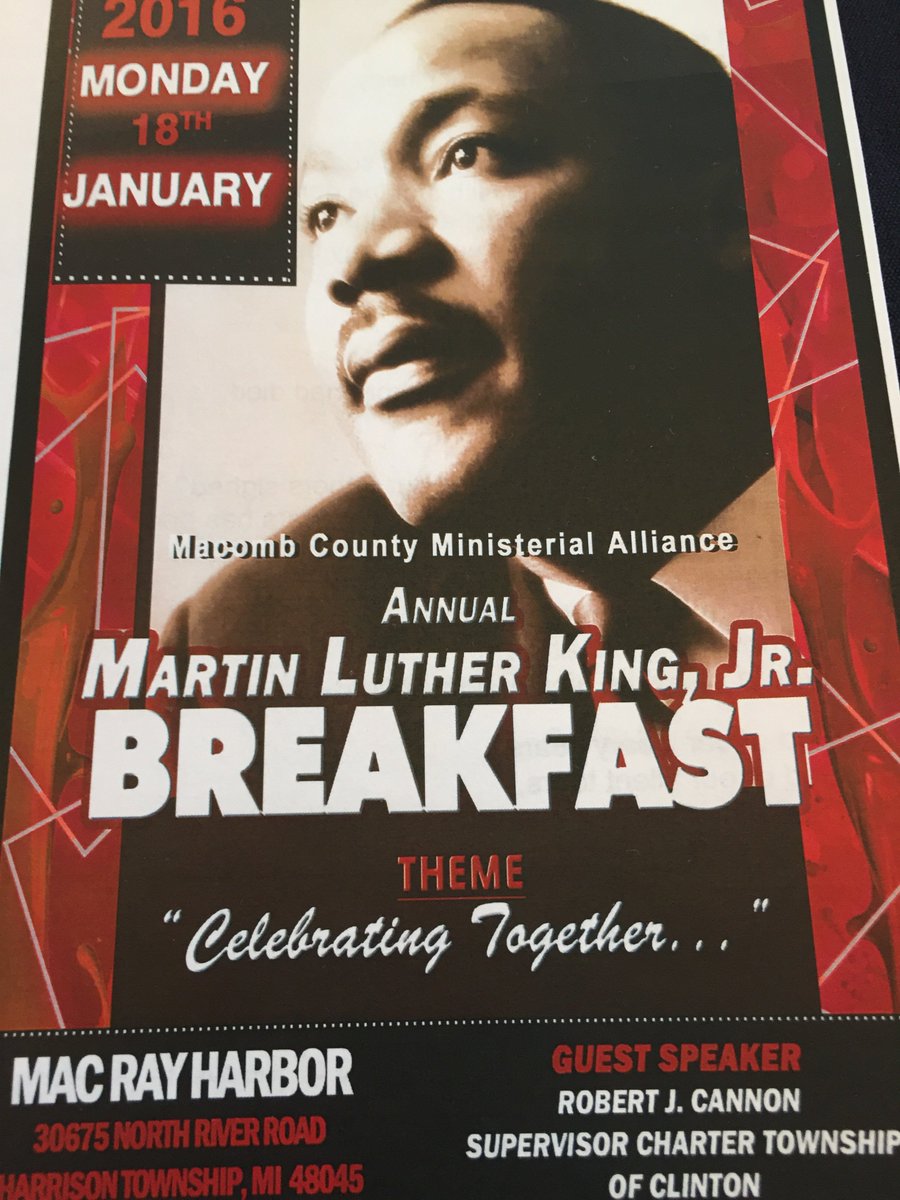 WeAreOneMacomb's tweet photo. Beautiful #MLKDay2016 Celebration w/Ministerial Alliance #OneMacomb @makemacomb @clintontwpMI https://t.co/9kcpVBmGNk