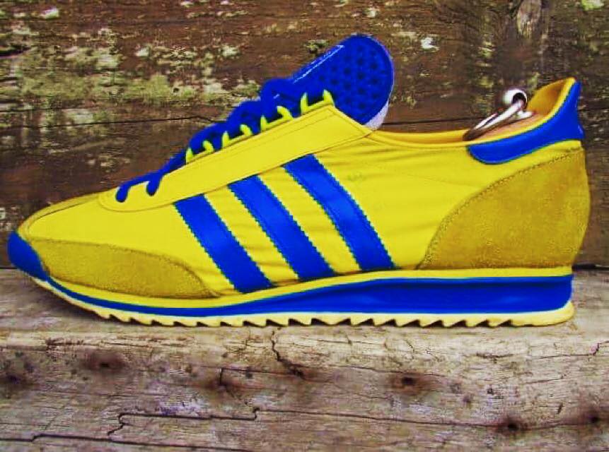 adidas sl76 yellow blue