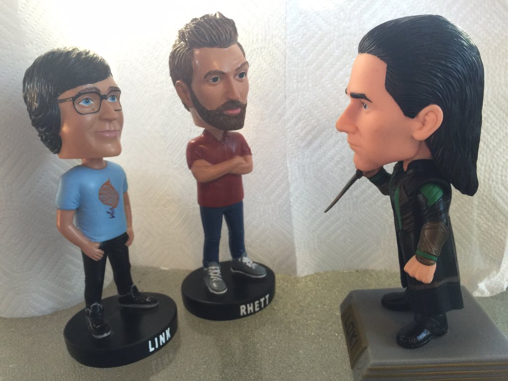 DisgruntledLoki's tweet image. These mortals DARED challenge my rule over Castle Copeland! @linklamont &amp;amp; @rhettmc, you will pay for your insolence!