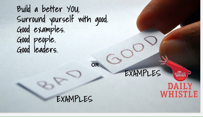 ChiroRubina's tweet image. My Daily Whistle: build a better you. Surround yourself with good. #goodexamples #goodpeople #leadership #begood