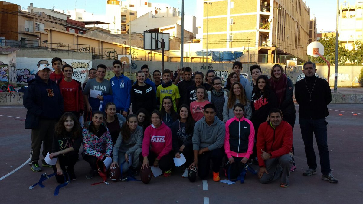 CFAMustangs1's tweet image. I.E.S. ROS GINER LORCA, MURCIA, FOOTBALL FLAG