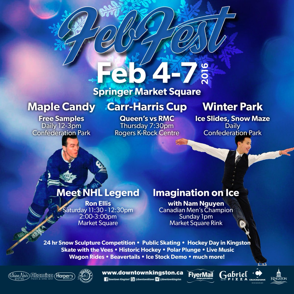 ConfedPlace's tweet image. Getaway with the family to Kingston for #Febfest! We are located right in the middle of the #Febfest action. #YGK