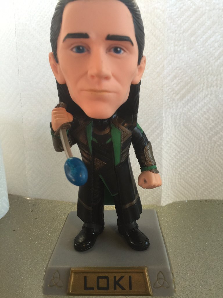 DisgruntledLoki's tweet image. My servant, Rian, told me to "chillax" and enjoy this "Jotunn blue jellybean". Her insolence shall spell her doom!