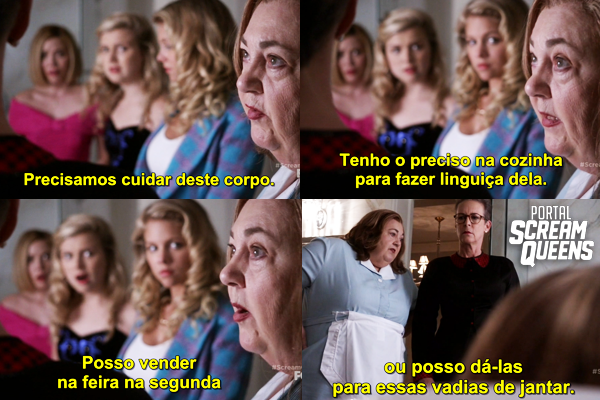 PLScreamQueens's tweet photo. "Tenho o preciso na cozinha para fazer linguiça dela". #ScreamQueens https://t.co/2UXP5w4W39
