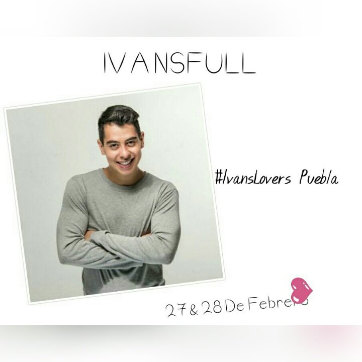 TeamoYiyis's tweet photo. @serch_pr MIRAAAA ππ Oh si, ya somos muchos Poblanos ππ TE AMAMOS MUCHO, estamos en face como #IvansLovers Puebla :3 https://t.co/2xrygS21SU