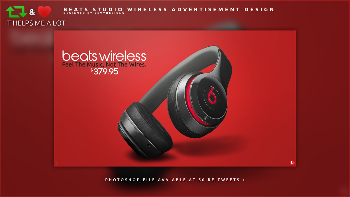 Ievyx's tweet photo. Advertisement Design for @beatsbydre 

RT/ LIKE and Feedback Appreciated!! 

Thanks for the support!! https://t.co/JBMERZeZ52