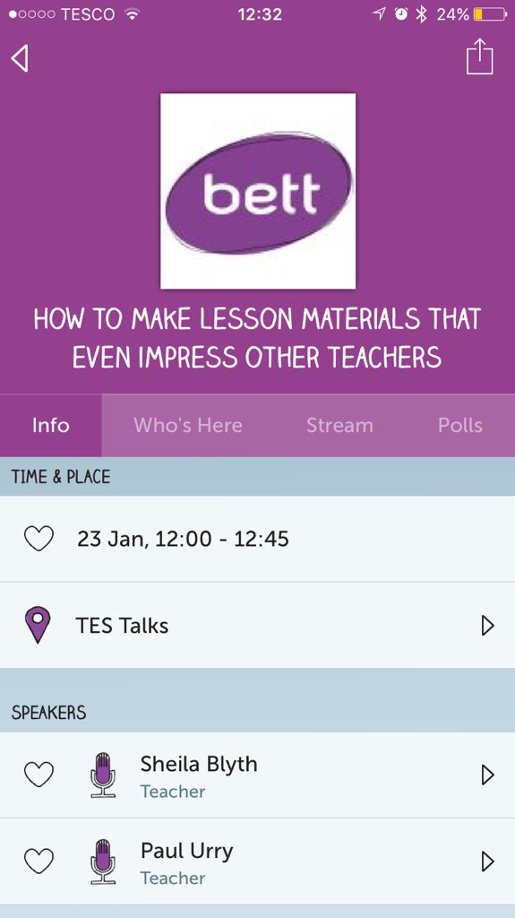 PUrry_TESAuthor's tweet photo. Looking forward to speaking at @tesResources  stand at #Bett2016 https://t.co/LuS3vSTvx2