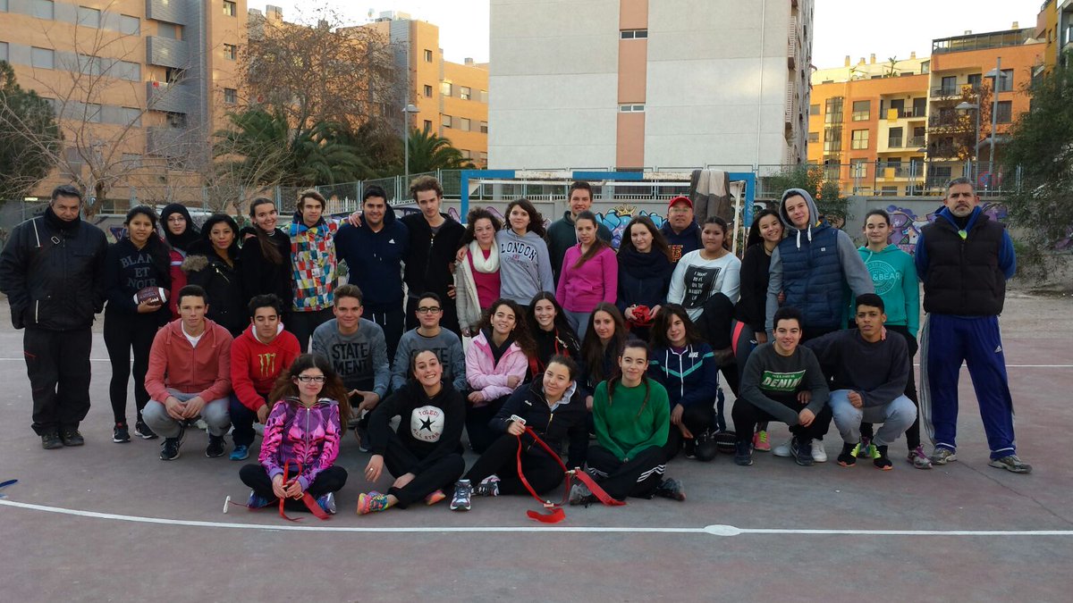 CFAMustangs1's tweet image. I.E.S.ROS GINER LORCA MURCIA, FOOTBALL FLAG