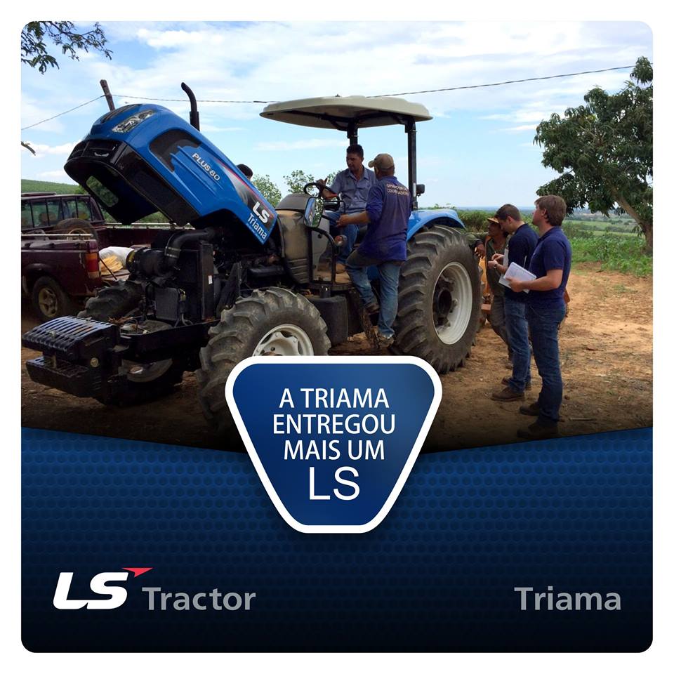LSTractorBrasil's tweet photo. A concessionária LS Tractor Triama entregou um LS modelo Plus 80 Rops a Miguel Ronaldo Marques, de Pompéu/MG. https://t.co/YspDm61Qv2