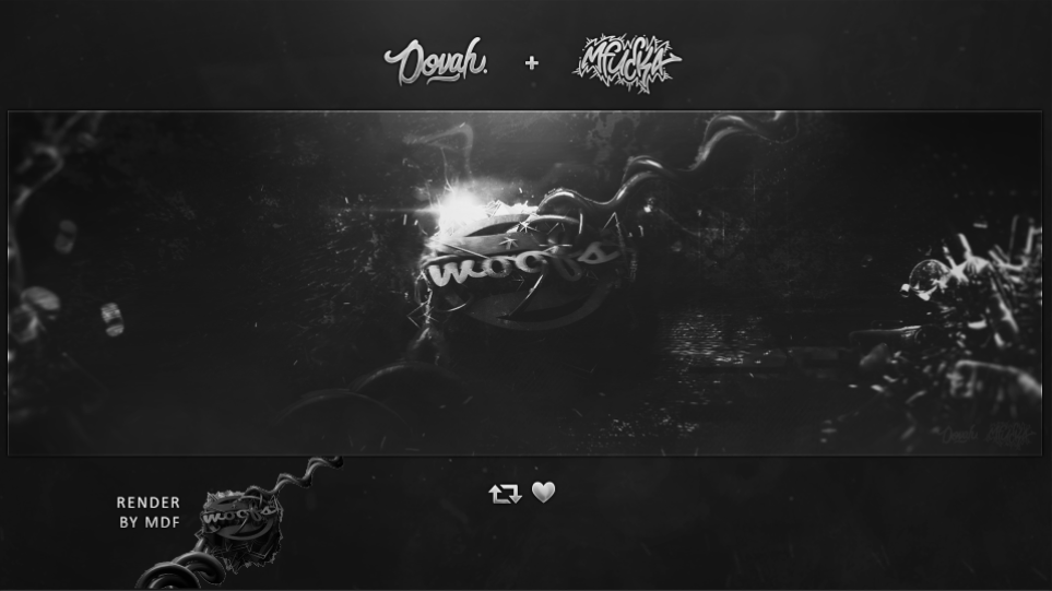 DovahDesigns's tweet photo. Dual header for @vvoofs 
Render by @datmdf 

RT / Likes appreciated !! https://t.co/pbyHMGyP9x