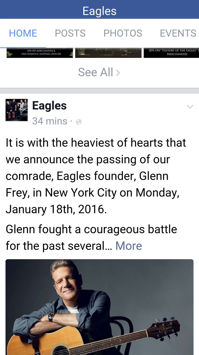 MJHOAXLIVE's tweet photo. @Lady_Rebel_ 
From the Eagles facebook page. ...weird. https://t.co/9TCm61a8Wy