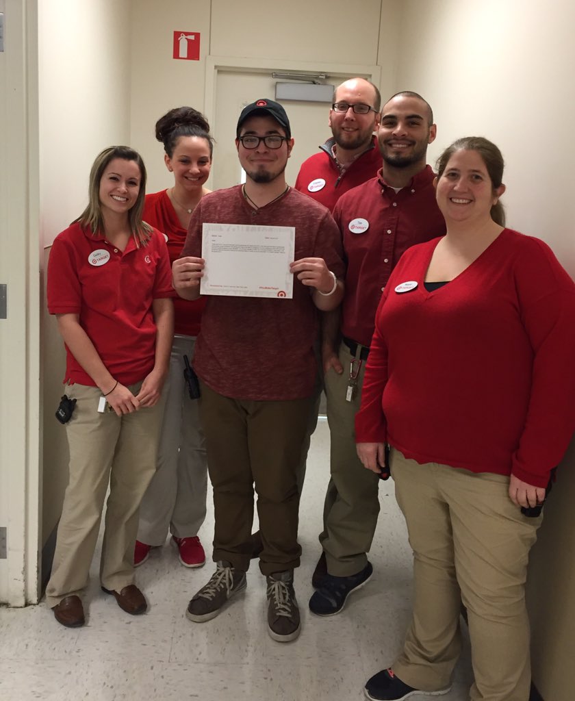 DanielleBurin's tweet photo. Congrats to our 793 #youmaketarget January award winner!! Thanks for all you do Kaleb!! https://t.co/e4HMz7ClLM