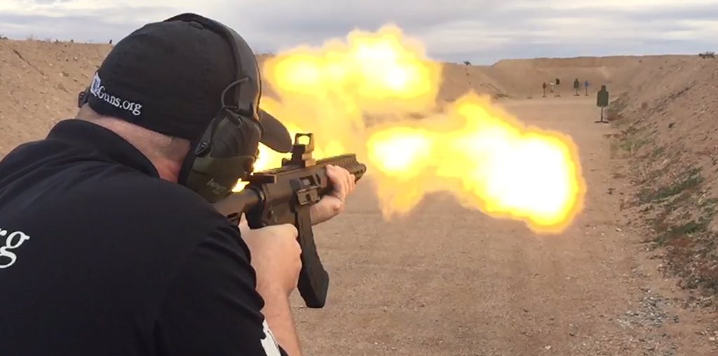 WaGunsorg's tweet photo. Another awesome day!!@SHOTIndustryDay #waguns #SHOTShow @CMMGinc #fullauto #giggleswitch #pewpewlife https://t.co/zZswYjHV5i