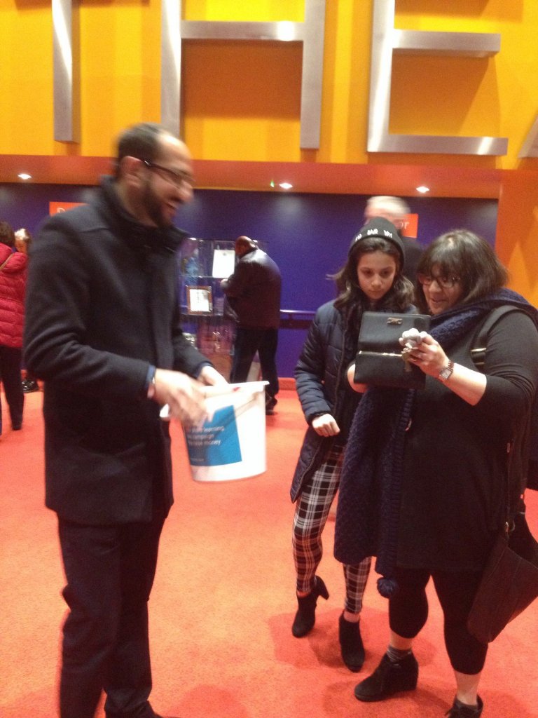 AMYA_Bolton's tweet photo. Today again #amya_Bolton khuddam collected the charity for @bloodwise_uk for #bloodcancer at @the_lowry center. https://t.co/1p8djzcvqo