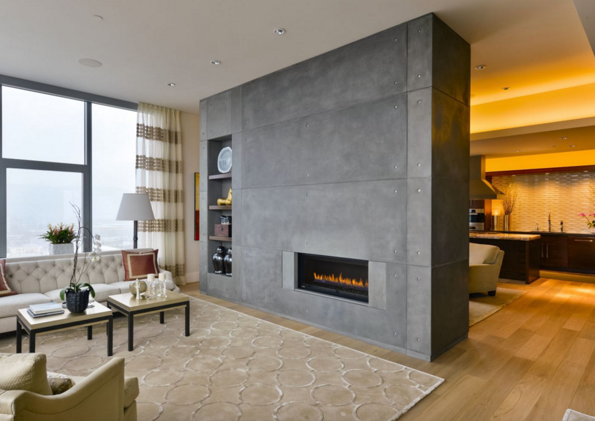 luxemagazine's tweet photo. A fireplace in concrete, completed by Cement Elegance, makes a major statement: https://t.co/APk8hYOg3r https://t.co/RUeywu1jYF