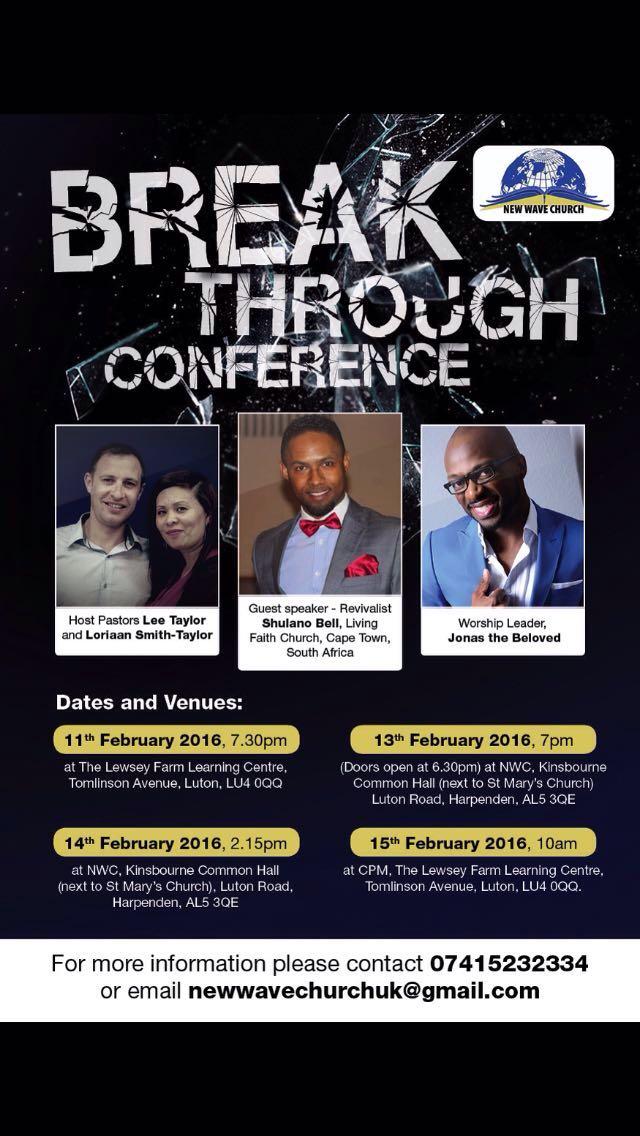 Loriaanmusic's tweet photo. Breakthrough Conference!! See flyer for details!! It's gonna be awesome!!x https://t.co/MGrawwTTOt