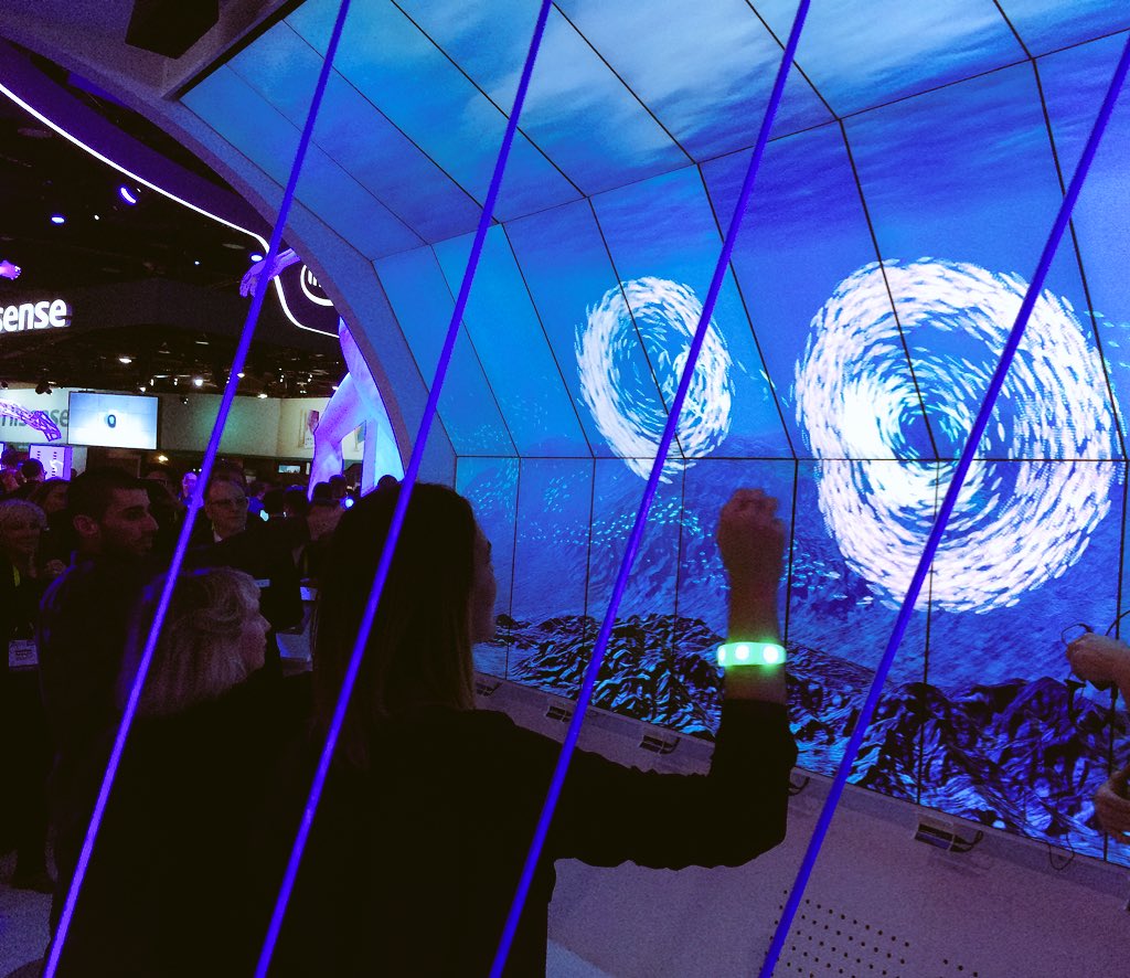 BBQVR's tweet photo. Another crazy installation #Intel #CES2016, made with my equally crazy homies at @PattenStudio https://t.co/AZBZX45nv5