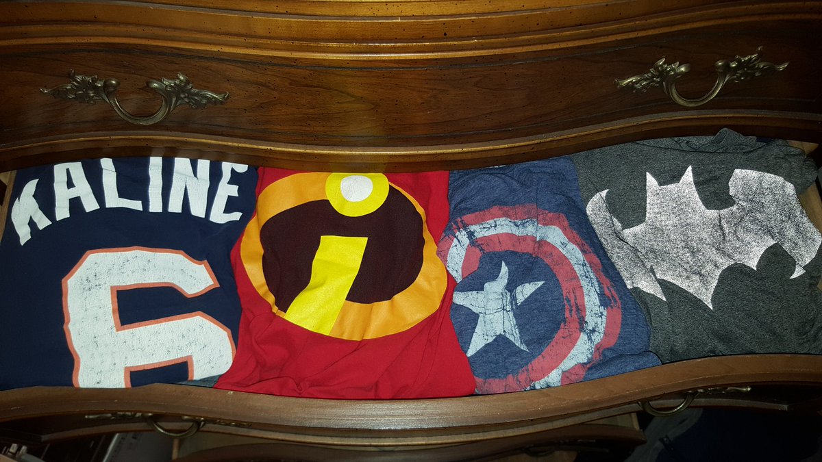 JoshuAZoner's tweet image. My superhero shirt drawer! @tigers #kaline