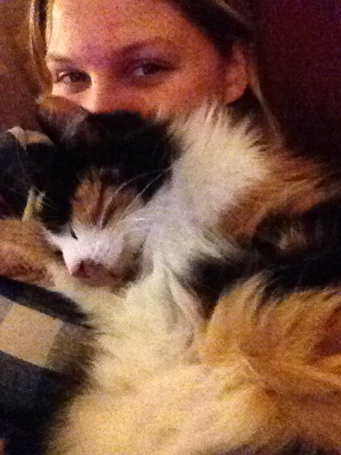 take a sec &amp; look at me and my cat. she sleeps on my chest all the time