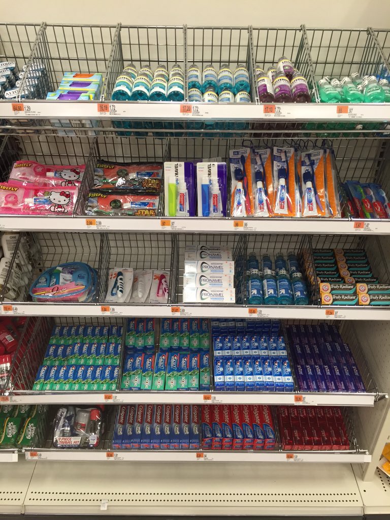The travel aisle is ready for everyone going on vacation!