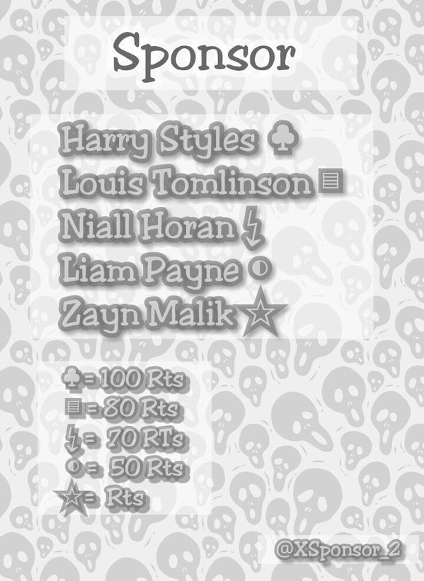 FollowFandomTk's tweet photo. Quiero que @XSponsor_2 
Sea mi Sponsor de Zayn Malik
Goal:68 Rts https://t.co/sYoJUw3FVK