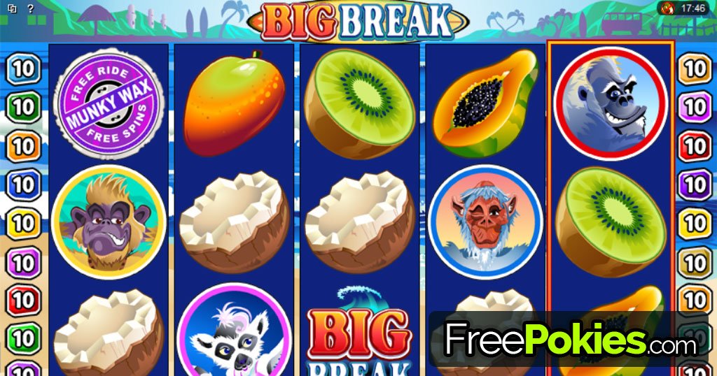 freepokies's tweet photo. Free Pokie of the Week - Big Break - Play for free now https://t.co/ZHXOc9Wkii #Pokies #FreePokies https://t.co/vegXx78QRw