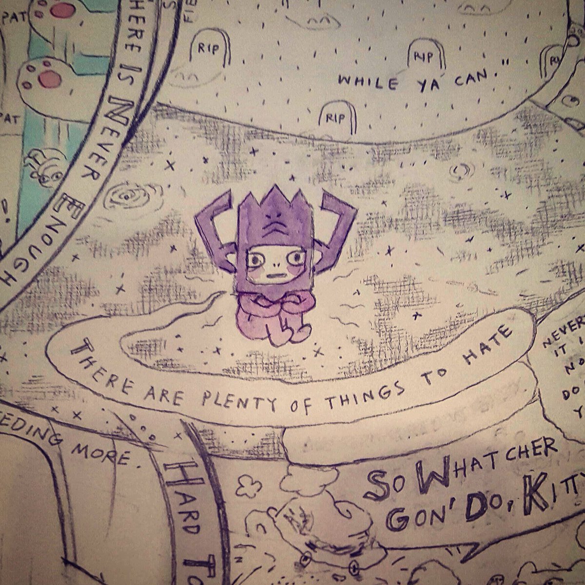 galactus made it into the comic #visionquestcomics #nextpublication