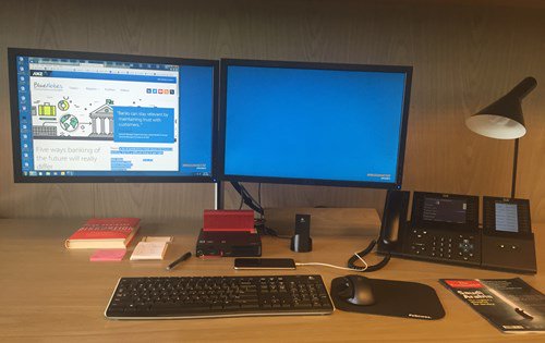 SarahButcher74's tweet photo. Legitimate reasons why #cleandesk policies exist @pgtedwards tells @ANZ_BlueNotes #bndebates https://t.co/j3eyrFivYx https://t.co/9rrvUm1u6v