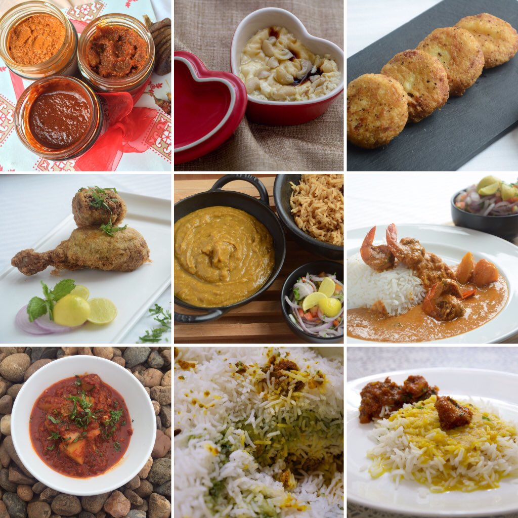 PerzenPatel's tweet image. I'd love a gigantic collage of #ParsiFood in my dining room - like this! @ZeniaIrani @discernliving #DiscernLiving