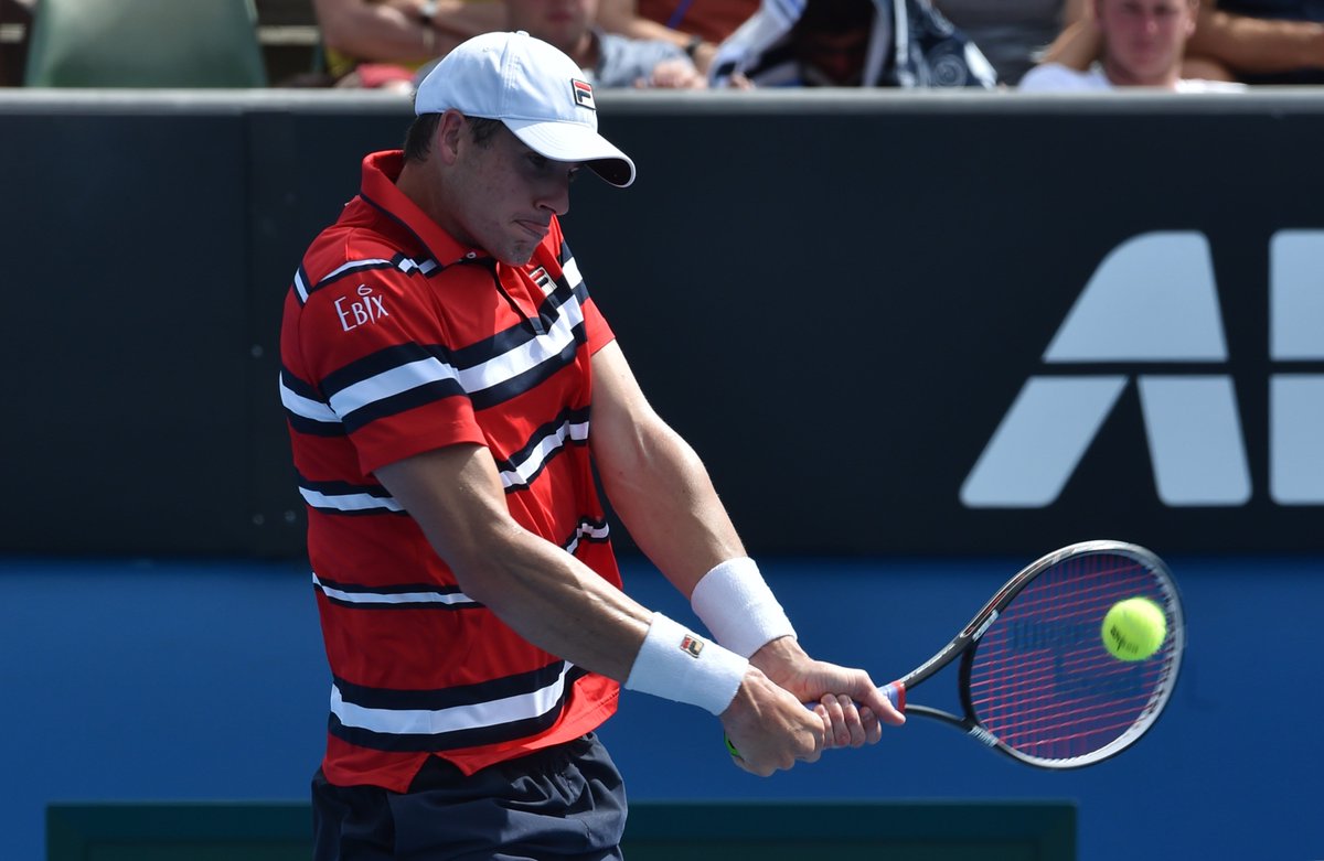 FOXSportsNews's tweet photo. John Isner hits 37 aces &amp; 61 winners in his straight sets win against Jerzy Janowicz #AusOpen https://t.co/vakohjonSV