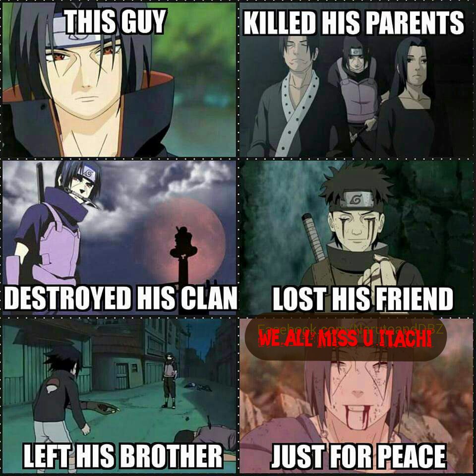 We all miss u itachi.  
-buat garaa »» happy birthday «« @NarutoINA