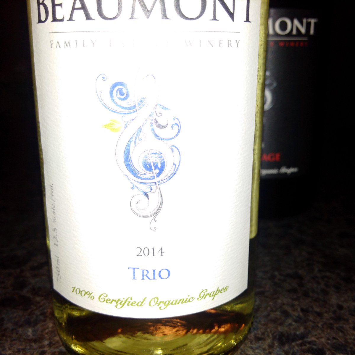 Really enjoying this blend from <a href="/Beaumontwines/">Beaumont Winery</a>! A great find.