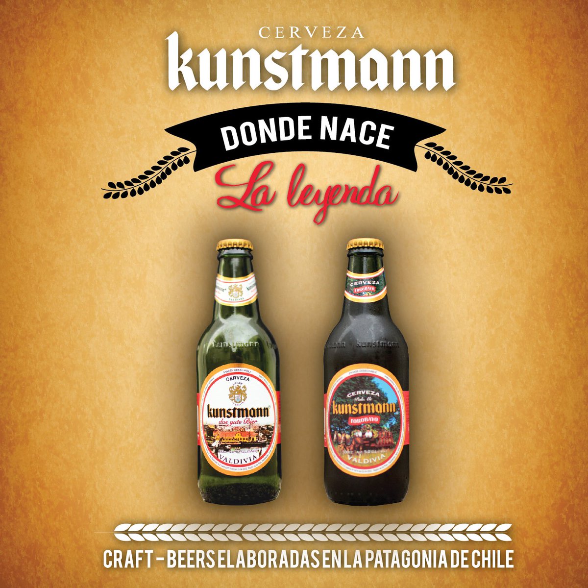 KunstmannEC's tweet photo. Un nuevo año, un nuevo inicio. Donde nace la leyenda, una cerveza con historia y dedicación. https://t.co/B04tFswMzk