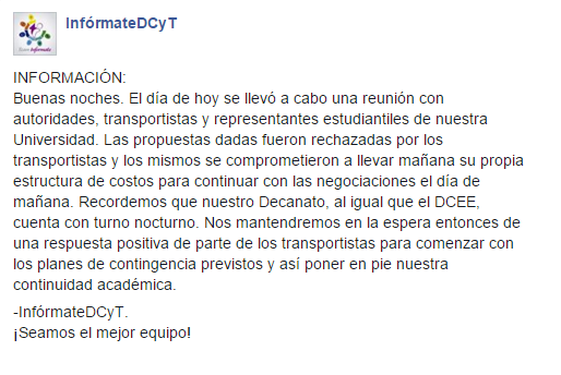 InformateDCyT's tweet photo. INFORMACIÓN
#InfórmateDCyT
¡Seamos el mejor equipo! https://t.co/hWdvy8hSHi