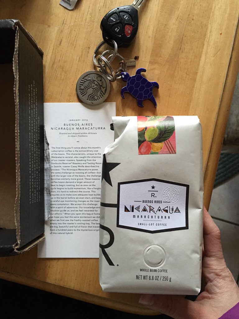 xKxBABYx's tweet photo. So excited! #tobeapartner #coffee #starbucksreserve can't wait to try this! https://t.co/I3jTPp9gXP
