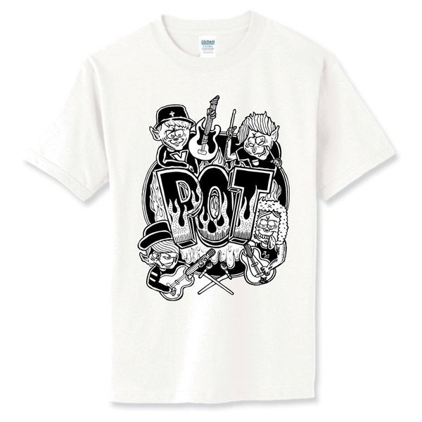 skream_japan's tweet photo. 【フォロー＆RTで応募】POTのTシャツをプレゼント。関西ネクスト・ブレイクの呼び声も高い4人組メロディック・バンドが放つ完全ライヴ仕様の1stミニ・アルバムに迫ったインタビュー公開中https://t.co/jL8tkcoctI https://t.co/cbL9WcOEGf