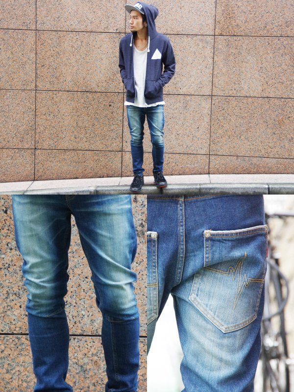 ONELOCK_jp's tweet photo. 【¥21060→¥7800】腰回りにルーズなストリート感を残しながら膝下から足首にかけてフィットする人気のテーパードシルエットのユーズド加工デニム!! @stores_jp https://t.co/U6RyUtKFwy https://t.co/7oj4e6DnDA