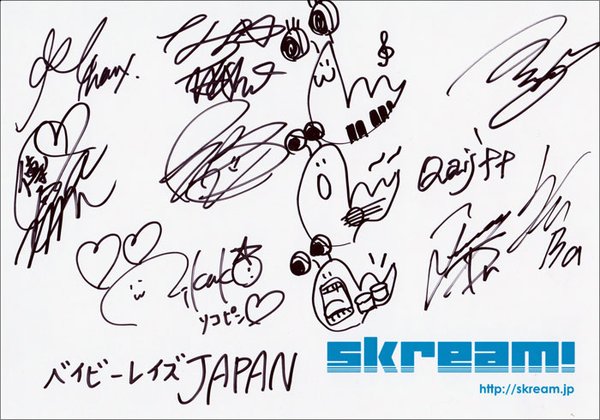 skream_japan's tweet photo. 本日締切【フォロー＆RTでプレゼント】ベイビーレイズJAPAN×Qaijffコラボサイン色紙プレゼント。ベイビーレイズJAPAN最新シングル『走れ、走れ』リリース記念スペシャル対談公開中https://t.co/JVxYzom5cp https://t.co/D41nigIWJT