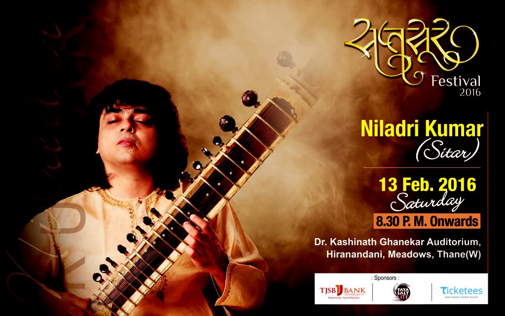 MusicSaptsur's tweet photo. Unveiling... #SZitar prodigy #Niladrikumar https://t.co/FzJcereI44