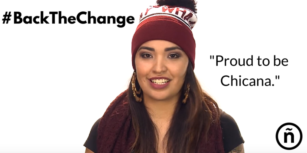 projectenye's tweet photo. "Proud to be #Chicana" >> Empower The Children Of Immigrants >> https://t.co/YkItFrOtw6 #BackTheChange https://t.co/yZ1LDX7JrH