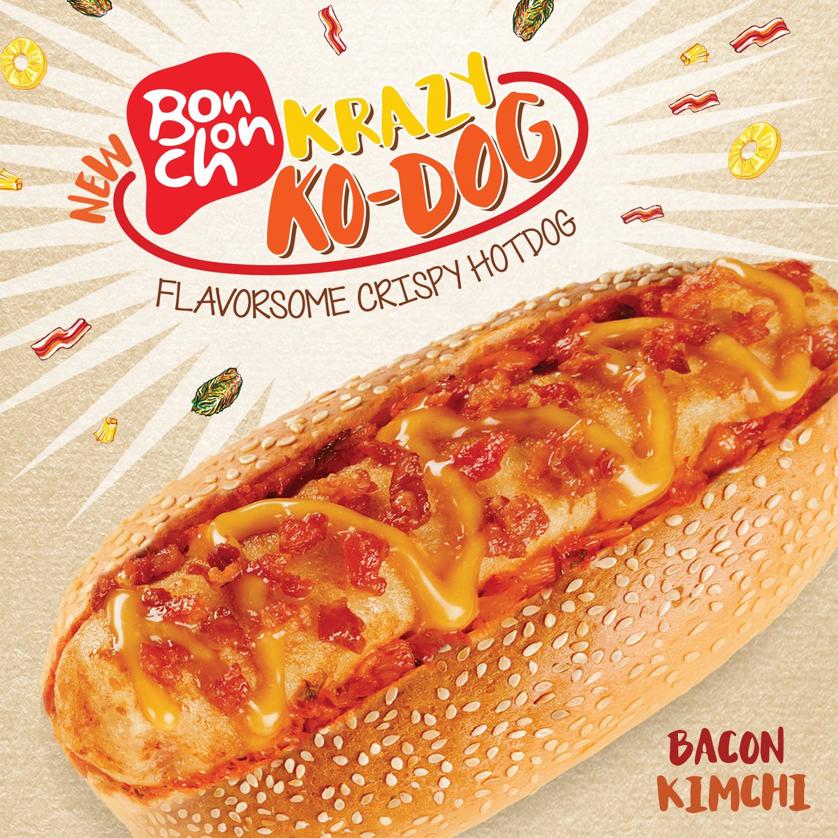 Bonchon Chicken Philippines Bring On The Bacon Enjoy Our Krazy Ko Dog Loaded With Crispy Bacon Bits Bonchon Bonchonkrazykodog T Co Dw1nnvnp5t Bonchon Chicken Philippines Bring On The Bacon Enjoy Our Krazy Ko Dog Loaded With Crispy Bacon Bits Bonchon Bonchonkrazykodog T Co Dw1nnvnp5t