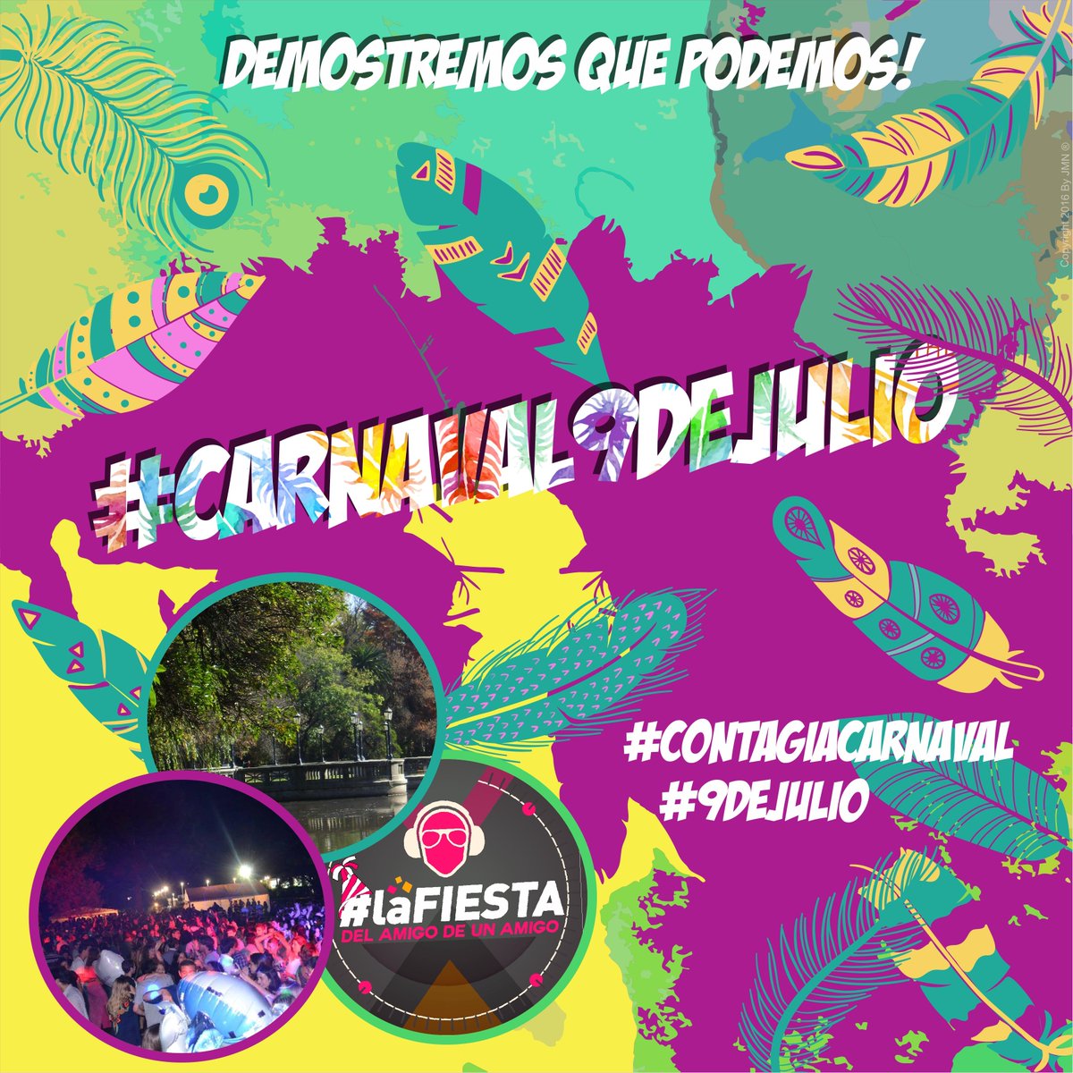 amigodeunamigo1's tweet photo. DEMOSTREMOS QUE PODEMOS! #Carnaval9dejulio #ContagiaCarnaval @TheDustinLuke https://t.co/m8mz40B80w