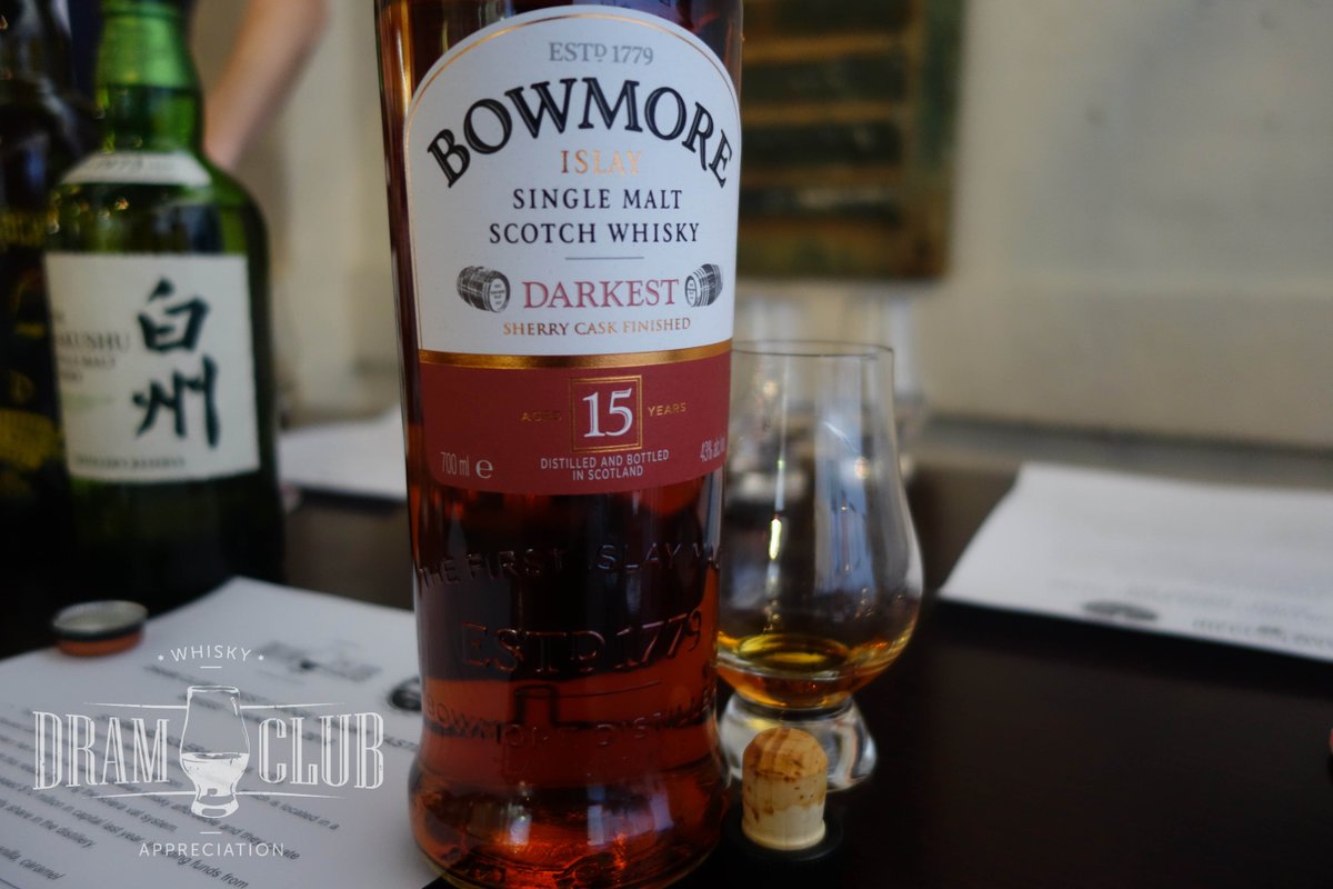 1st whisky tasting of 2016 at the <a href="/Flodgehotel/">Forest lodge hotel</a>. The <a href="/bowmore/">Bowmore Whisky</a> "Darkest" came out on top after a tie-break vote.