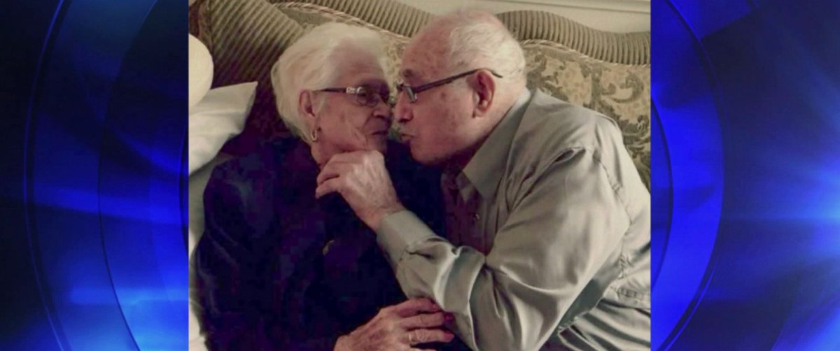 ABC's tweet photo. California couple celebrates 82 years of marriage and a 102nd birthday surrounded by family. https://t.co/q0WfKY0mHI https://t.co/EpH9vAbtGQ