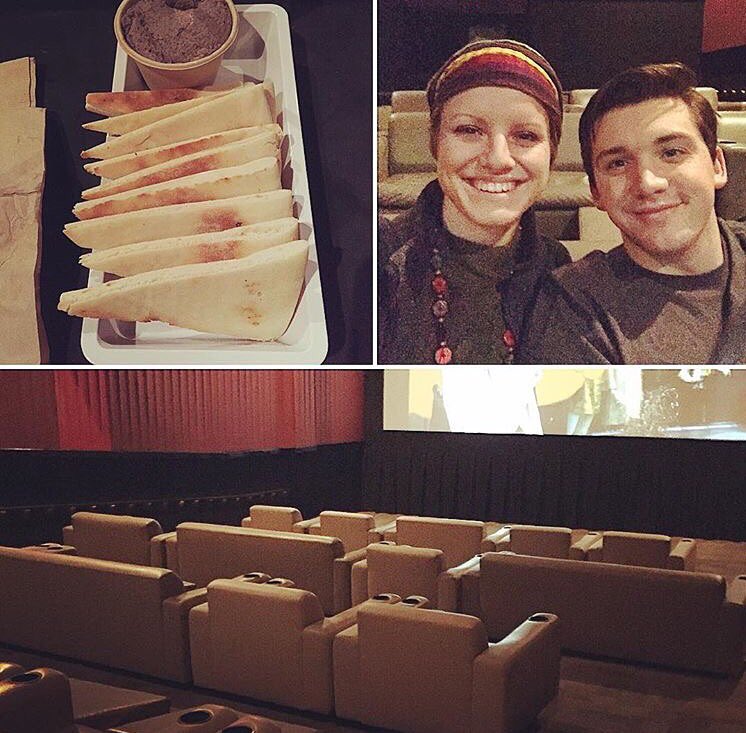 I love Asheville movie theaters with couches!