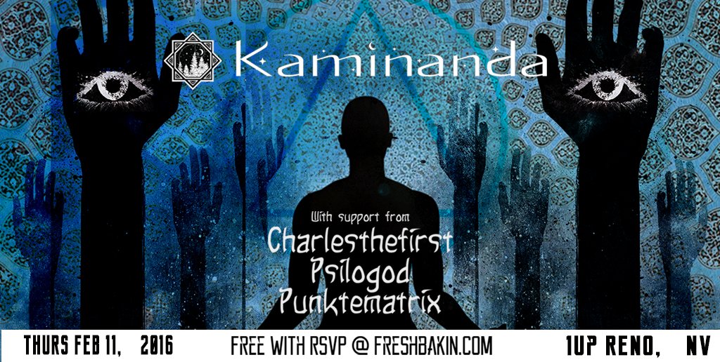 Excited to welcome <a href="/Kaminanda/">Kaminanda</a> to @1upReno for the 1st time on Feb 11th. Free w/ RSVP at freshbakin.com/events/kaminan…