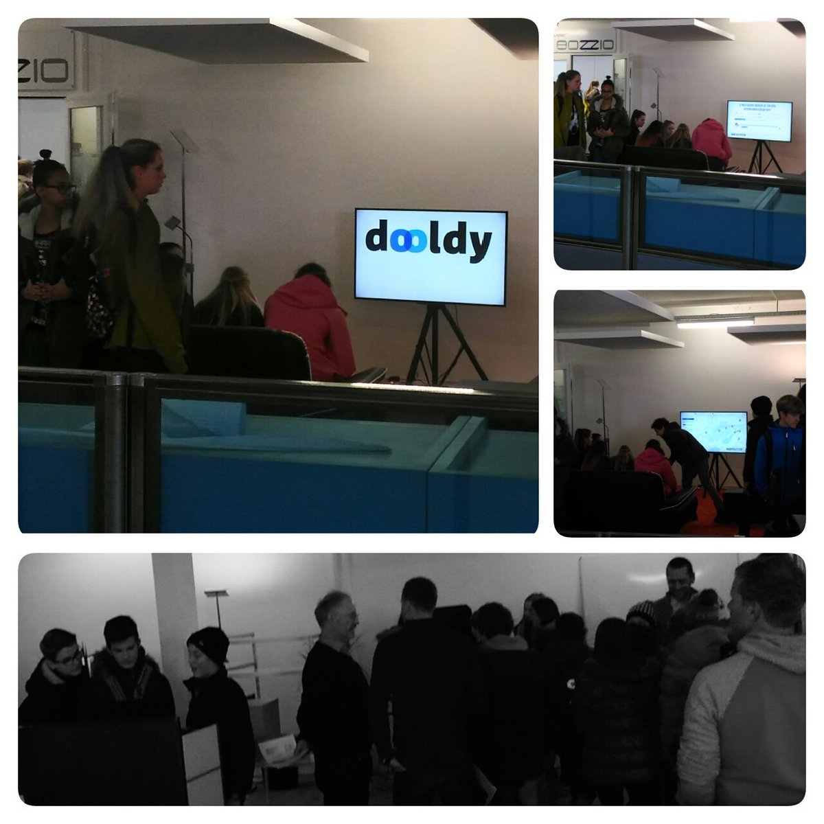 PierreKaleba's tweet photo. Monte le son, il y a #dooldy qui commence à la télé :-) Beaucoup de monde hier à l' #innocampus https://t.co/nWVxcIYSzI